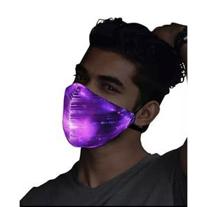 LED 7 Color Party Halloween Face Mask